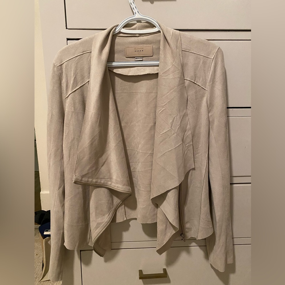 Suede camel jacket